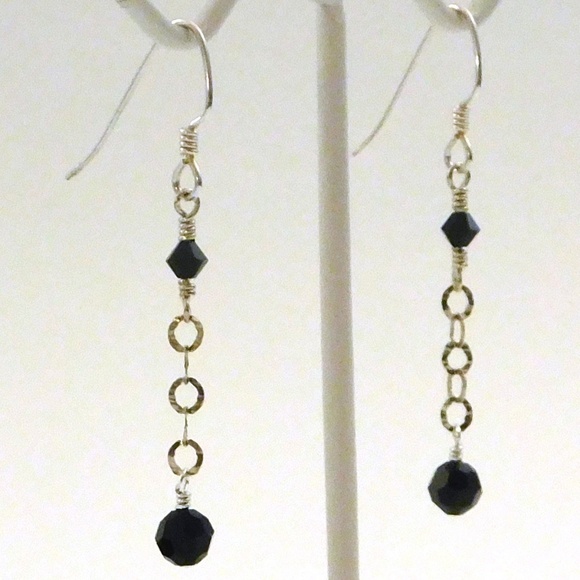 Princess Gems Jewelry - SALE Sterling Silver Swarovski Crystal Earrings